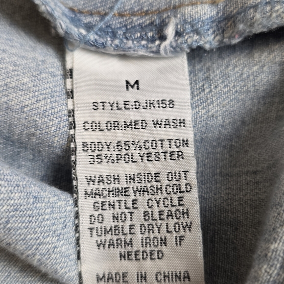 Ci Sono Light Blue Denim Jacket - Picture 10 of 11